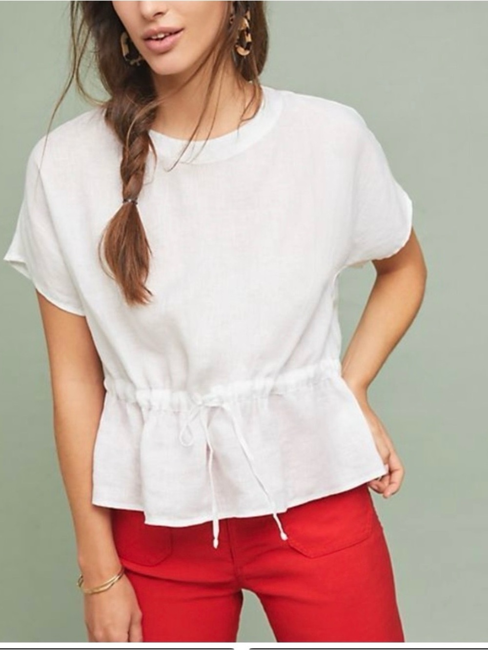 Anthropologie Cloth & Stone linen top, never worn